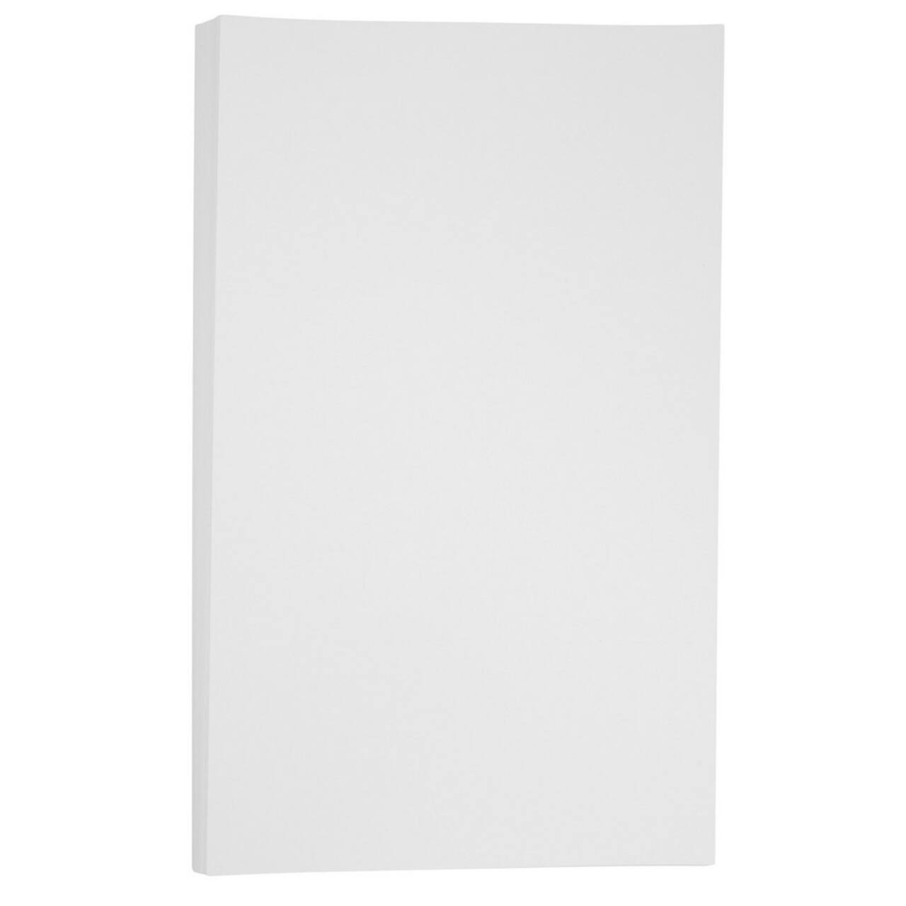 JAM Paper Legal Vellum Bristol Cardstock Paper, 50 Sheets